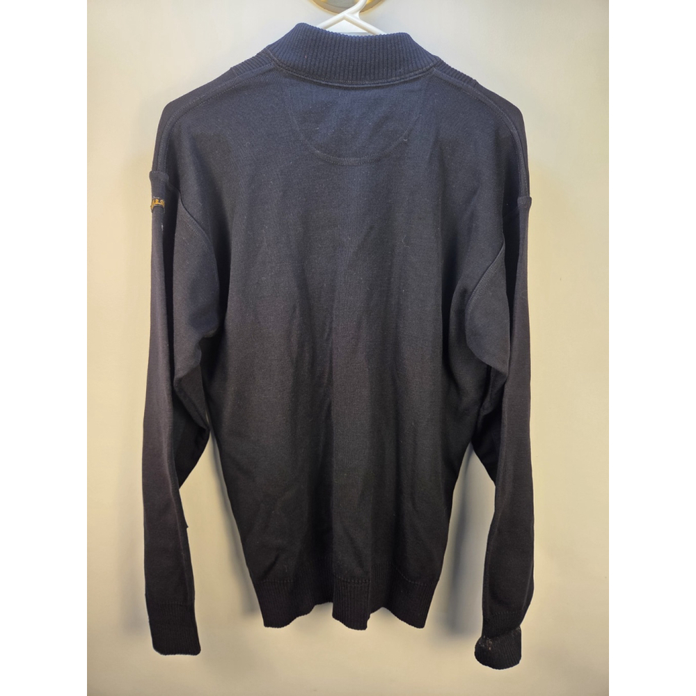 Paul & Shark Yachting Men Knitted Pullover W/ Button Placket Medium Marine - Picture 7 of 11